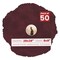 Dark Red Suede Mat Board for 28x28 Frames - Circle Opening for 8x8 Photos